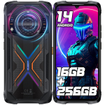 CUBOT Kingkong Power 3 nutitelefon - 16GB+256GB, 6.72'' FHD+ 120Hz nutitelefon, 123dB k&otilde;lar, 10200mAh (33W) Telefon 100MP, Face ID/IP68/Kahe SIM-kaardiga/NFC/OTG must