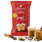 Octavius Kadak Masala Chai Tee 1 kg | Tugev Assam CTC Chai Patti | Looduslik Masala Tee Kardemoni, Ingveri, Nelgi ja Kaneeliga | Rikkalik Aroom & Tugev