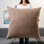 Suur ruudukujuline padjap&uuml;&uuml;r Kohvitass Diivani seljatugi Hiiglaslik padjakate Pestav Elutuba Magamistuba Padjap&uuml;&uuml;rid &Uuml;hev&auml;rviline 60/70/80CM 55x55cm gray