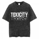 Pestud Vintage System of A Down Toxicity T-s&auml;rk Kolju Graafikuga T-s&auml;rgid Mehed Naised s Vintage Rock Alternatiivne Metall T-s&auml;rgid S