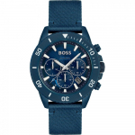Hugo Boss 1513919 Admiral Blue Kronograaf Meeste K&auml;ekell 46mm sinine