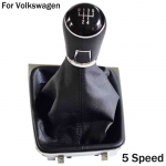 Autode stiilimine Volkswageni VW Golf 7 MK7 GTI GTD 2013-2017 jaoks ABS 5-k&auml;iguline 6-k&auml;iguline k&auml;igukangi nupp K&auml;epall Kummist saapad Kate 5 Speed-Black