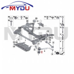 Paar 31126855743 31126851255 Eesmise alumise &otilde;&otilde;tshoova puks BMW 1 2 3 4 F20 F21 F23 F34 F30 F31 F32 F33 F34 F36 F82 F83 jaoks Left and Right