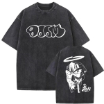 MF DOOM Pesemismustriga Must Graafiline T-s&auml;rk Hip Hop Rap Streetwear Unisex Tee S-XXL L mitmev&auml;rviline