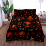 Halloween K&otilde;rvitsa &Otilde;udus Tekikoti Komplekt EL &Uuml;ksik Kahekohaline King USA &Uuml;ksik T&auml;is Suuruse Voodipesu Komplekt 150x220cm