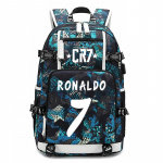 Jalgpallistaar C Ronaldo, Ronaldo &Uuml;mberringi &Otilde;pilased Koolikott Camouflage Seljakott Vabaaegne Reisimine M&auml;gironimisKott one size