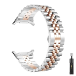 Metallist rihm Samsung Galaxy Watch 8 Classic 46mm 44/40 mm jaoks Roostevabast terasest k&auml;ev&otilde;ru Rihm Galaxy Watch Ultra 2025 jaoks K&auml;epael Watch Ultra 2025 white