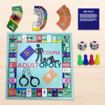 Adultopoly Lauam&auml;ng Paarile T&auml;iskasvanute Opoly Lauam&auml;ng Kaasaskantav M&auml;ng Paaridele Meelelahutuslik Lauam&auml;ng S&otilde;brap&auml;eva Kingitused Talle Talle China Mainland