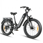 SAMEBIKE CREST elektriratas suunatulede, 48V 20Ah aku ja Shimano 8-k&auml;igulise s&uuml;steemiga must