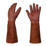 Aiat&ouml;&ouml;kindad Pikad T&ouml;&ouml;kaitseriietus Torkekindlad L&otilde;ikekindlad Varrukas 40-44cm Veisenahast Sile Suede Kindad Standard&WELDING GLOVES mitmev&auml;rviline