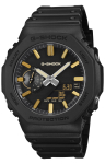 CASIO G-SHOCK GA-2100LXB-1A9JF Meeste k&auml;ekell Luxe Must Kuldne Aur &Ouml;koloogiline Analoog-Digitaalne Jaapani Siseturu Ehtne black
