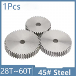 1 tk 1 moodul hammasratas 28/29/30/31/32/33/34/35~40/45/50/60 45# teras paksus 10mm lame hammasratas metallmootori hammasratas &uuml;lekanderatas 1Mod 28Teeth