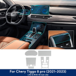 TPU Kaitsekile Chery Tiggo 7 Pro 2021-2025 Salongi Kriimustusvastane L&auml;bipaistev Kleebis For 8 Pro Matte valge
