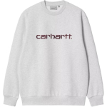 Carhartt WIP Letter Drop Shoulder Pikkade varrukatega dressipluus Meeste dressipluus I03054638HXX L gray
