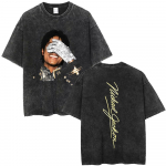 Pestud Vintage Michael Jacksoni N&auml;oga Graafiline T-s&auml;rk Meestele Naistele Retro Gooti Rock T-s&auml;rgid Meeste Mood Hip Hop &Uuml;lem&otilde;&otilde;dulised T-s&auml;rgid S