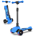 HEADEER H2 Elektriroller 80W Mootor, 24V 2,6Ah/25Ah Aku, 8 km/h Kiirus, 3-rattaline E-roller Lastele sinine