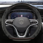 D-kujuline auto roolikatte kate VW Sharan Passat Caddy Touran Tiguan 2015-2021 Teramont Atlas T-Roc T-cross 2017-2021 2023 must