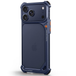 Oatsbasf Metallist Raamita Telefonikate 17 Pro Maxile 9 Kujuline Telefonikate &Otilde;huke Kaitserauaga Palja Telefoni Tunnetusega Kest iPone 17 Pro jaoks iPhone17 Pro sinine