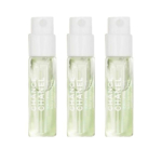 Chanel Chance Eau Tendre EDP 1.5ml Ampullipihusti &ndash; Roheline Lilleline Puidune Naiste Parf&uuml;&uuml;mi Proovipudel P&uuml;siva L&otilde;hnaga three pcs roheline