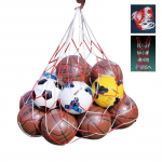 Kaasaskantav v&auml;litingimustes 10 palliga kaasaskantav spordikorvpallipallid, v&otilde;rkpalli v&otilde;rgukott