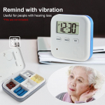 Tolmukindel elektrooniline taimer &auml;ratuskella meeldetuletus ravimite hoiustamise jaotur hall