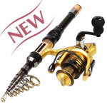 Sougayilangi mini-teleskoop-s&uuml;sinik&otilde;ngekomplekt ja spinningurulli kombinatsioonid 1.3M Rod with GB1000 Reel