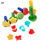 6 tk / komplekt V&auml;rvi k&auml;snpintslid Lilletempel DIY Kids Joonistamise maalimist&ouml;&ouml;riist 2#