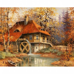 Tikandid K&auml;sit&ouml;&ouml; S&uuml;gismaja Teemantmaal Ristpistes Villa Maja T&auml;is&uuml;mmargune Teemantkivi 20X30CM