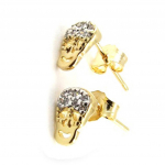 Les Tr&eacute;sors De Lily [J1008] &ndash; kullatud &ldquo;Skull&rdquo; k&otilde;rvar&otilde;ngad kuld