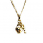 Altesse [L1747] - Collier Plaqu&eacute; Or 'Cl&eacute; d'Amour' kuld