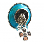 NOA [L5292] &ndash; t&uuml;rkiissinine Nacre en Folie disainers&otilde;rmus t&uuml;rkiissinine