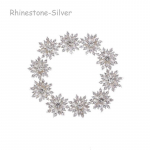 10 tk 16 mm lumehelbe metallist vintage n&ouml;&ouml;bid isetegemise k&auml;sit&ouml;&ouml; &otilde;mblemine lameda seljaga plaadistuse tarvikud Rhinestone-silver