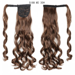 XINRAN Long Ponytail s&uuml;nteetiline juuksepael Clip juuksepikendustel Ombre Pruunid hobusesaba blondid juuksed