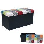 Les Tr&eacute;sors De Lily [R0291] - Mitmev&auml;rviline 'Patchwork' hoiupink - 76x38x38 cm mitmev&auml;rviline