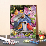 DIY maalimine numbrite j&auml;rgi Digitaalne &otilde;limaal Hobid Numbrite maalimine Kujutav kunst Numbrid &Otilde;limaal Kodukaunistus &Otilde;limaal 40x50cm no frame