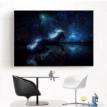 T&auml;iskandiline/&uuml;mmargune puur 5D DIY Teemantmaal, Tikand Ristpistes 5D Kodukaunistuse kingitus Full Round 20X30CM