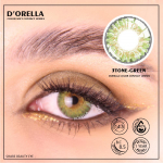 D'ORELLA Big Eyes, 1 paar (2tk) 3Tooni seeria v&auml;rvilised kontaktl&auml;&auml;tsed Silmade kosmeetilised kontaktl&auml;&auml;tsed Looduslikud v&auml;rvilised kontaktl&auml;&auml;tsed