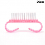 20 tk Mini k&uuml;&uuml;nekunsti tolmupuhastusharjad UV-geeli jaoks akr&uuml;&uuml;l, pehme eemaldamine Power Sequins hari s&otilde;rmede hooldus manik&uuml;&uuml;r peidcure t&ouml;&ouml;riistad