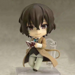 10 cm Anime Bungo hulkuvate koerte figuur Dazai Osamu Nakajima Atsushi figuurid 657# PVC tegevusfiguurid kollektsiooni nukum&auml;nguasi kingitus beež