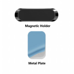 Magnetiline mobiiltelefoni hoidik Auto tugev magnetiline hoidik sobib nutitelefonidele Xiaomi iPhone Samsung Huawei OnePlus must