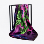 90*90cm Ruudukujuline siidist sall Naiste sallid Kaelasall Disainerprint &Scaron;ifoon Hijab Sall Foulard Lady Neck Sallid Pehme Suur Bandana