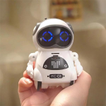 RC Robot Laulmine Tantsimine R&auml;&auml;kimine Interaktiivne Dialoog H&auml;&auml;letuvastus Salvestamine Jutustamine Mini RC Robot M&auml;nguasjad Kingitus valge