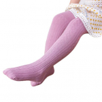 2-12 Y elastne v&ouml;&ouml;koht Premium puuvillased t&uuml;drukute sukkp&uuml;ksid, &uuml;lipehmed &uuml;hev&auml;rvilised keerdmustriga laste retuusid igap&auml;evaseks kandmiseks 6-8 Years lilla