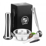 [i Cafilas][HLG04] Korduvkasutatav kohvikapslifilter, korduvt&auml;idetav kreemimasina kaunad roostevabast terasest Lavazza masinale LAVAZZA A MODO MIO JOLIE ESPRIA 1 Capsule+1 Tamper+1 Clip