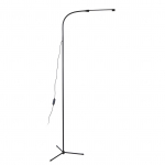 H&auml;mardatavad USB-p&otilde;randavalgusti LED-id seisulamp 3 v&auml;rvitemperatuuri 10 taseme heledus k&otilde;rge luumeni l&uuml;litiga must