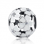 925 Sterling h&otilde;behelmes valge roosa emailiga priimula heinamaa v&otilde;lu k&auml;ev&otilde;ru kaelakee DIY naiste ehted