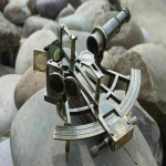 Merelaevade navigatsiooniastrolabe instrument messingist Sextant 8  antiikne kingitus