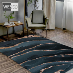 Suur must-kuldne abstraktne vaip elu- ja magamistuppa 80x120cm 1pcs