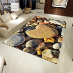 3D kivist suur vaip elutuppa V&auml;rviline munakivist tr&uuml;kitud flanellist k&auml;snvaip magamistoa jaoks k&ouml;&ouml;gimatt libisemisvastane vannituba 150x240cm 1pcs