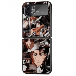 K&otilde;va arvuti telefoni&uuml;mbris Samsung Galaxy Z Flip 3 5g Zflip Z Flip 4 Zflip3 Flip3 Zflip4 tagakaane r&uuml;nnak Titan Anime Capa jaoks Samsung Z Flip 5G